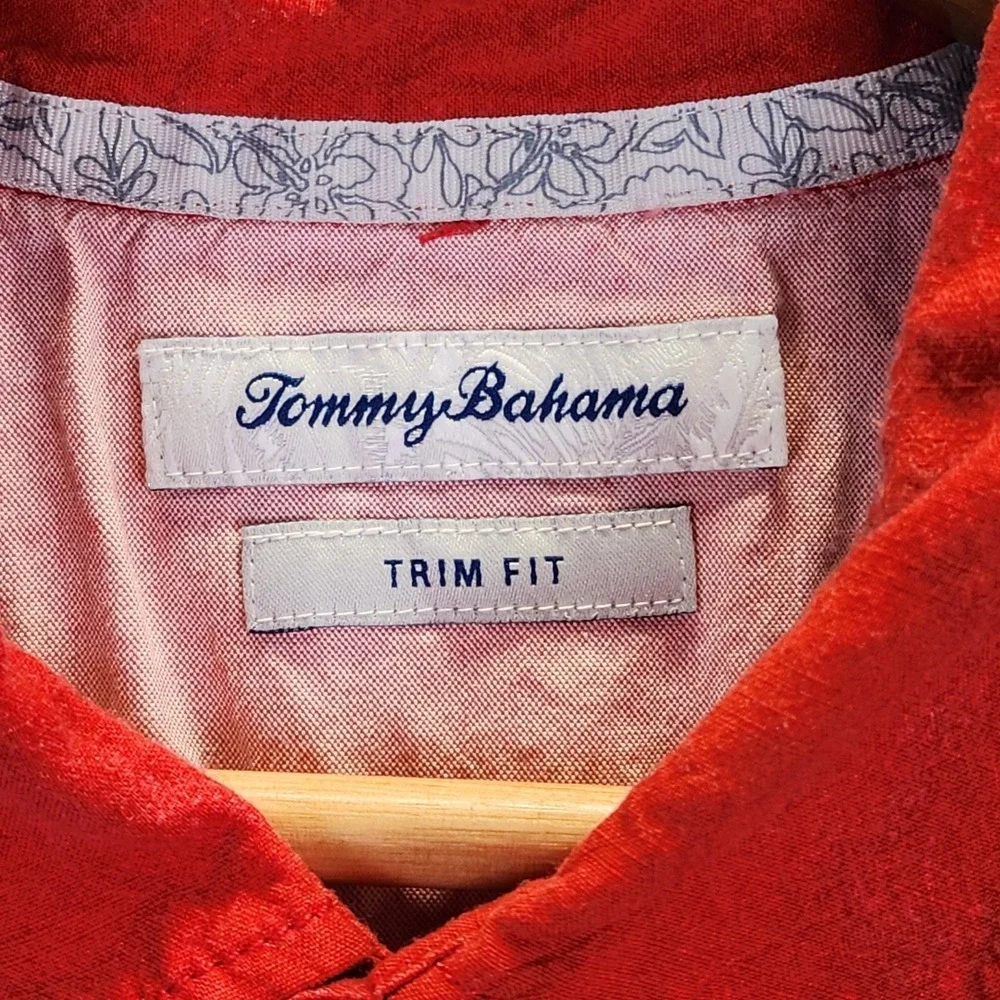 Alabama Crimson Tide Shirt Mens XL Red Hawaiian SEC Football‎ Tommy Bahama Beach